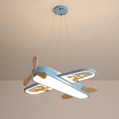 Juliette Kids Plane-Shaped LED Hanging Lamp Acrylic Pendant