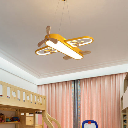 Juliette Kids Plane-Shaped LED Hanging Lamp Acrylic Pendant
