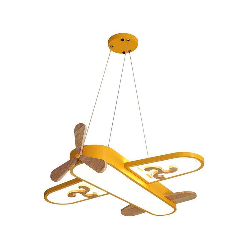 Juliette Kids Plane-Shaped LED Hanging Lamp Acrylic Pendant