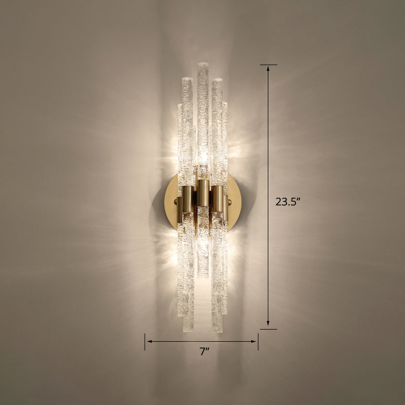 Camille Tubus-Wandleuchte – Messing-Finish mit zwei Lichtquellen