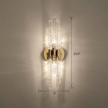 Camille Tubus-Wandleuchte – Messing-Finish mit zwei Lichtquellen