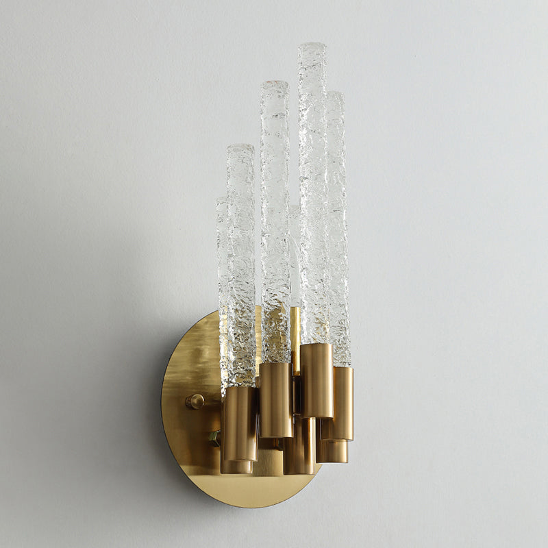 Camille Tubus-Wandleuchte – Messing-Finish mit zwei Lichtquellen