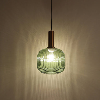Mathilde Ribbed Bottle Pendant Light