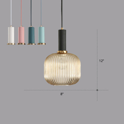 Mathilde Ribbed Bottle Pendant Light