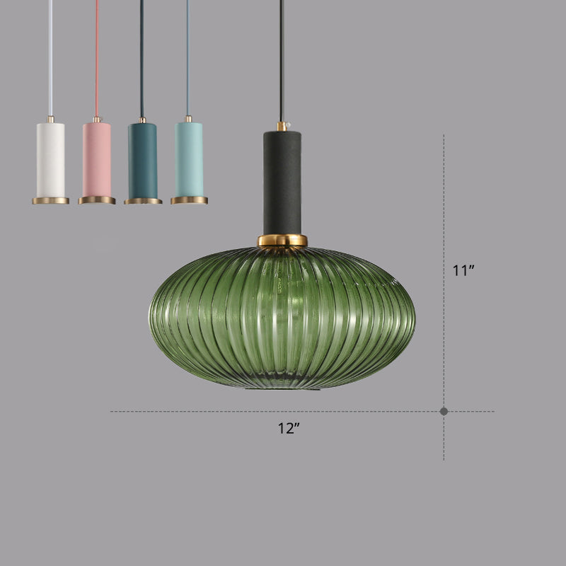 Mathilde Ribbed Bottle Pendant Light