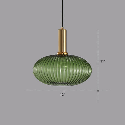 Mathilde Ribbed Bottle Pendant Light