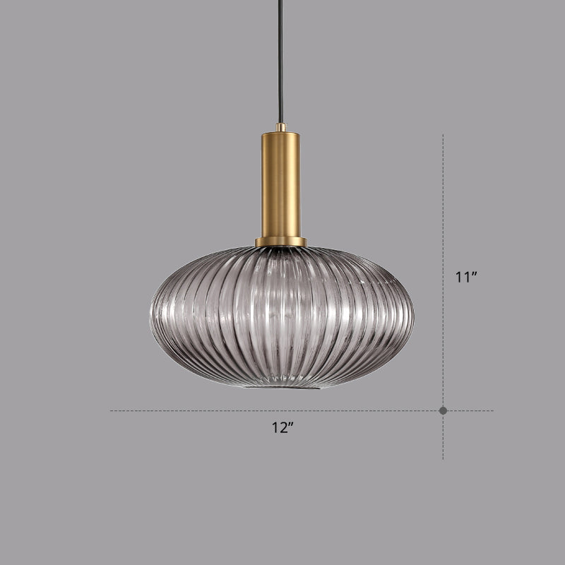 Mathilde Ribbed Bottle Pendant Light