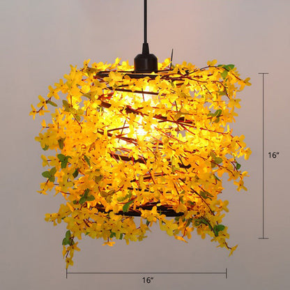 Élodie Floral Art Déco Anhänger Kronleuchter