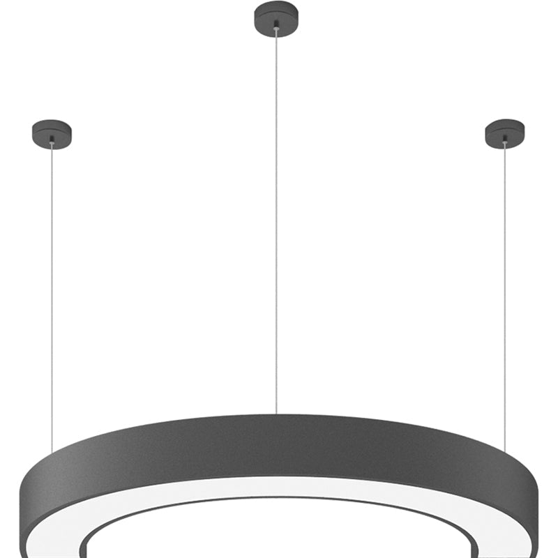 Camille Black Arc LED Linear Chandelier Pendant Light