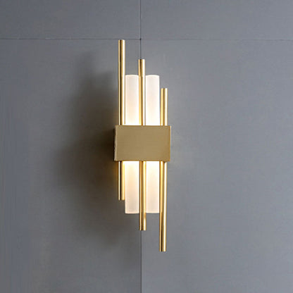 Camille Rod Acryl LED Wandleuchte Gold/Schwarz