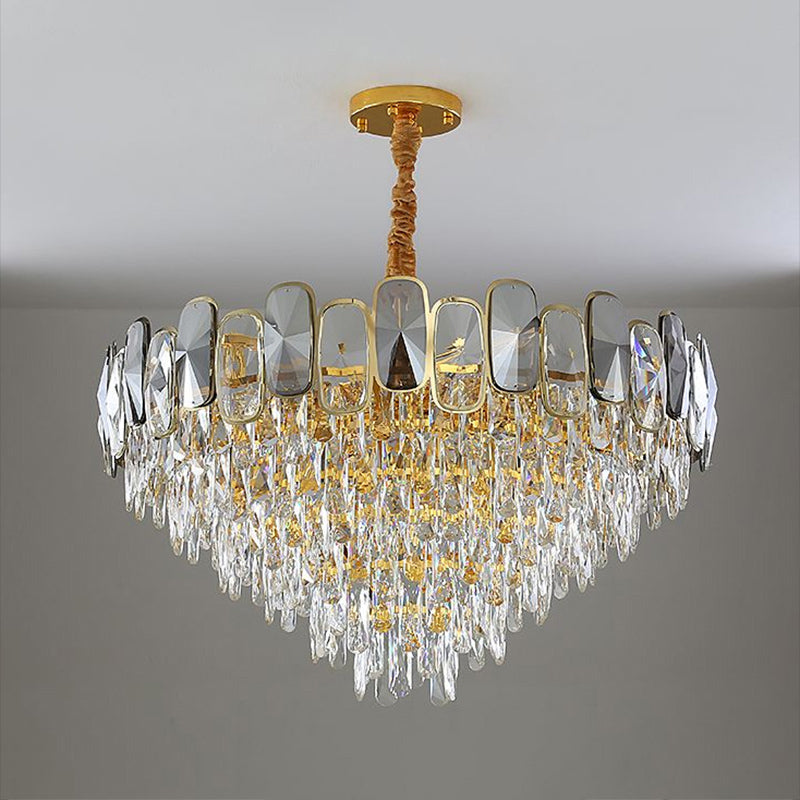 Camille Clear Crystal Cone Chandelier Pendelleuchte