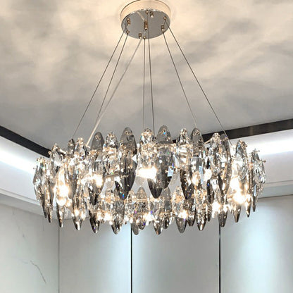 Élodie Crystal Ovale Minimalistische Pendelleuchte 50 cm