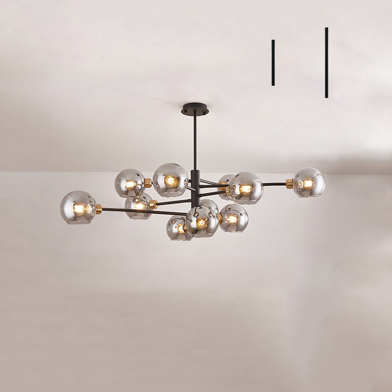 Aurélie Sputnik Glass Chandelier 3 Tier Modern Pendant
