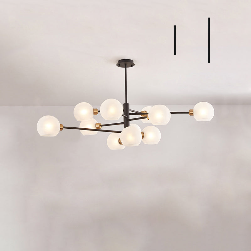 Aurélie Sputnik Glass Chandelier 3 Tier Modern Pendant