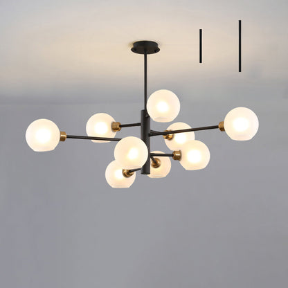 Aurélie Sputnik Glass Chandelier 3 Tier Modern Pendant