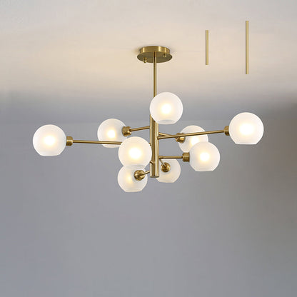 Aurélie Sputnik Glass Chandelier 3 Tier Modern Pendant