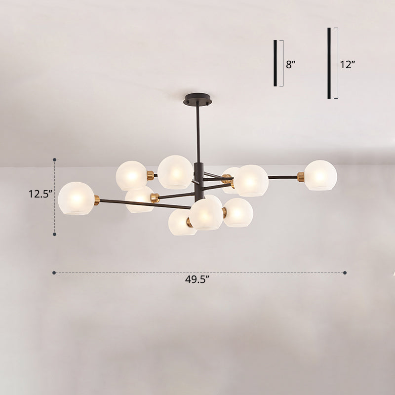Aurélie Sputnik Glass Chandelier 3 Tier Modern Pendant