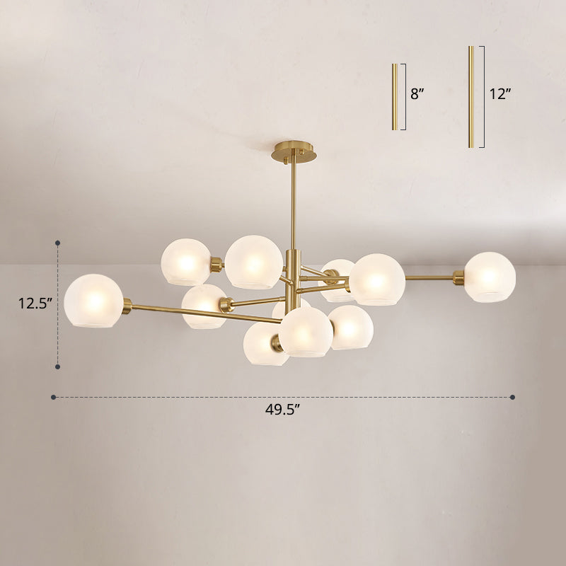 Aurélie Sputnik Glass Chandelier 3 Tier Modern Pendant