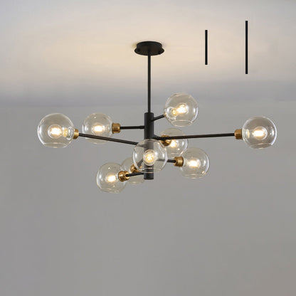 Aurélie Sputnik Glass Chandelier 3 Tier Modern Pendant