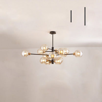 Aurélie Sputnik Glass Chandelier 3 Tier Modern Pendant