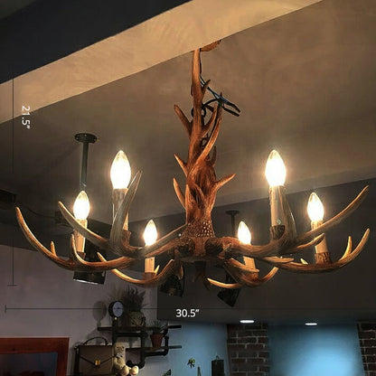 Thérèse Antler-Harz-Kronleuchter