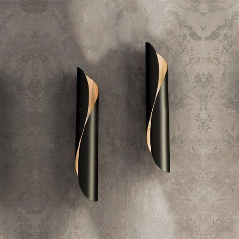 Aurore Scroll Dual Head Wall Light Sconce