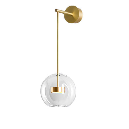 Isabelle Glaskugel LED Wandleuchte