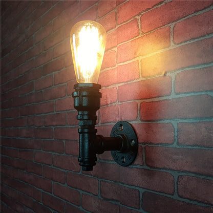 Noémie Pipe Socket Wall Sconce Industrial Black/Bronze