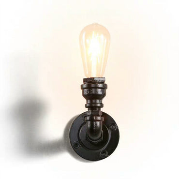 Noémie Pipe Socket Wall Sconce Industrial Black/Bronze