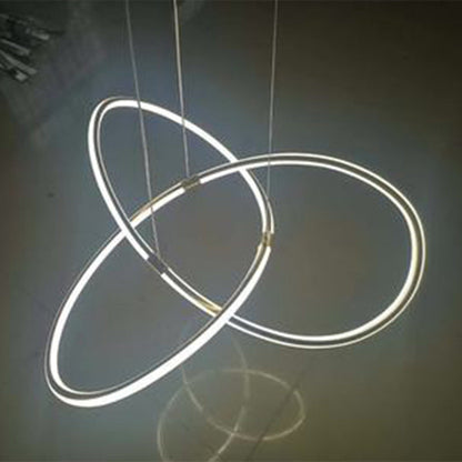 Clara LED-Pendelleuchte Gold Moderner Kronleuchter