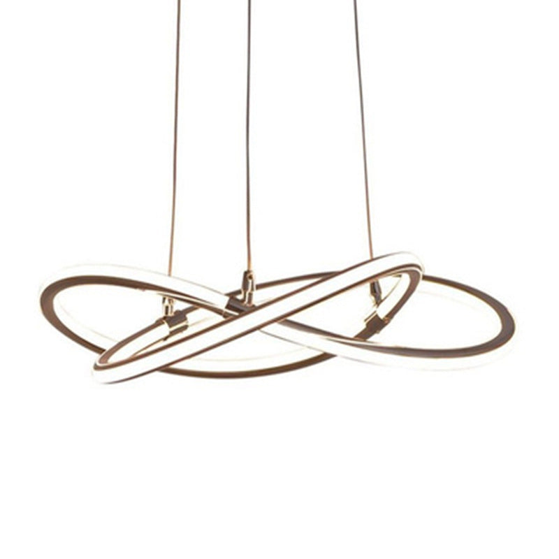 Clara LED-Pendelleuchte Gold Moderner Kronleuchter