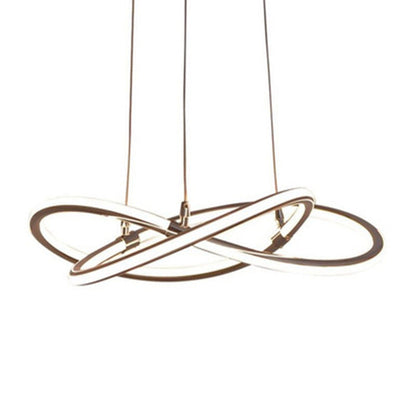 Clara LED-Pendelleuchte Gold Moderner Kronleuchter