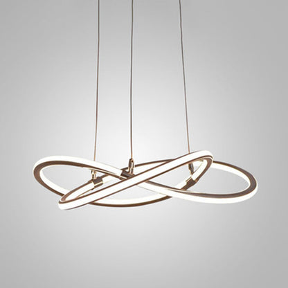 Clara LED-Pendelleuchte Gold Moderner Kronleuchter
