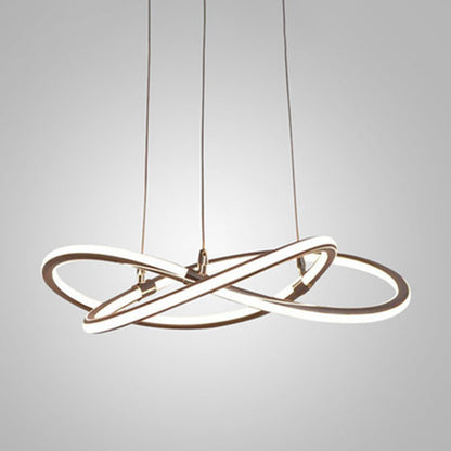 Clara LED-Pendelleuchte Gold Moderner Kronleuchter