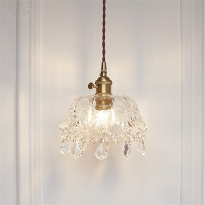 Éloïse Crystal Bowl Pendant Ceiling Light