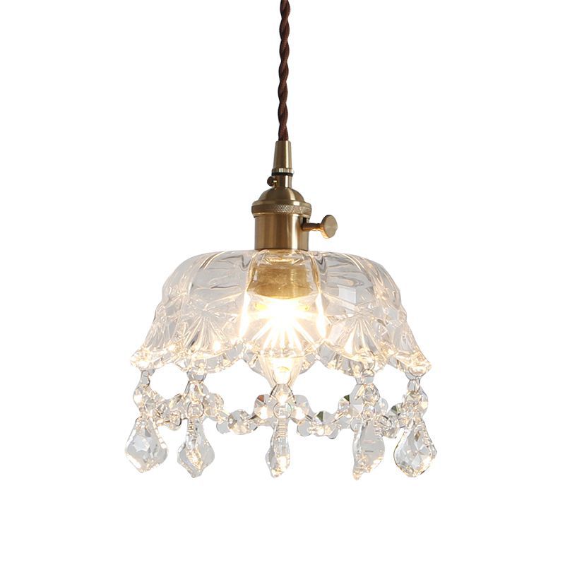Éloïse Crystal Bowl Pendant Ceiling Light