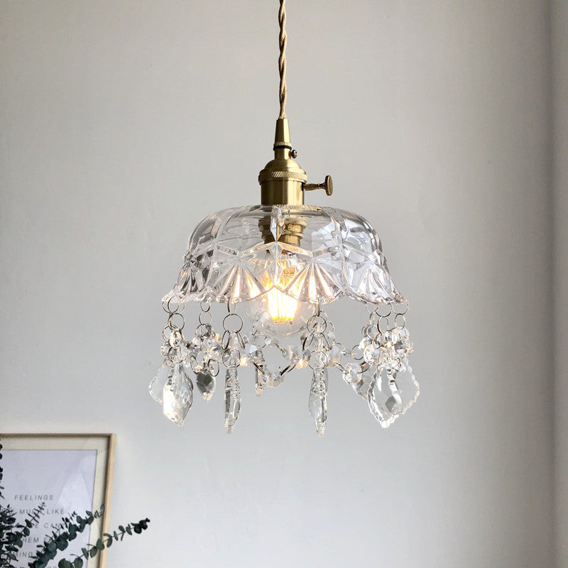 Éloïse Crystal Bowl Pendant Ceiling Light