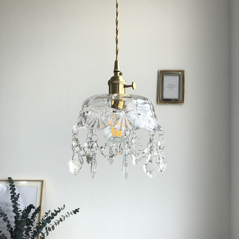 Éloïse Crystal Bowl Pendant Ceiling Light