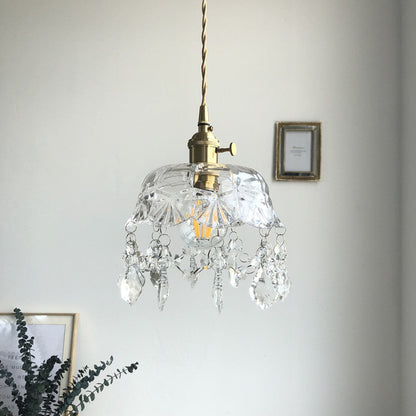 Éloïse Crystal Bowl Pendant Ceiling Light