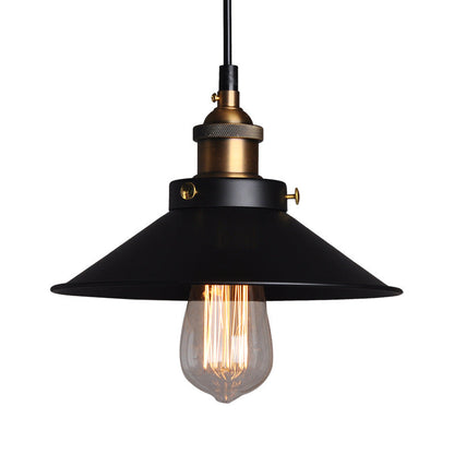 Élodie Pendelleuchte Schwarz Industrielle Lagerhauslampe