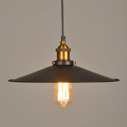 Élodie Pendelleuchte Schwarz Industrielle Lagerhauslampe