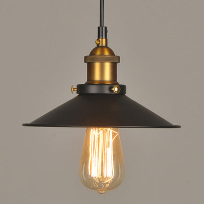 Élodie Pendelleuchte Schwarz Industrielle Lagerhauslampe