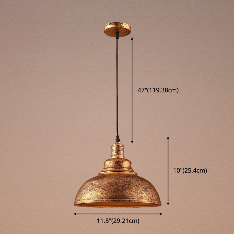 Aurélia Bowl Pendelleuchte Vintage Industrial Metall Hängeleuchte