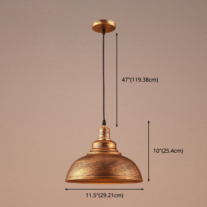 Aurélia Bowl Pendelleuchte Vintage Industrial Metall Hängeleuchte
