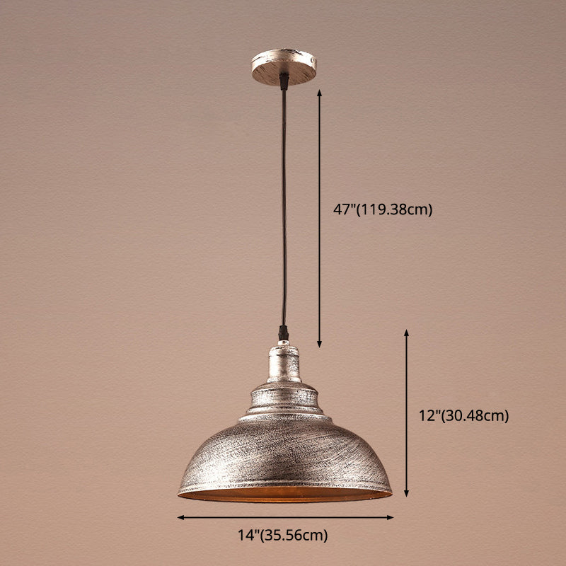 Aurélia Bowl Pendelleuchte Vintage Industrial Metall Hängeleuchte