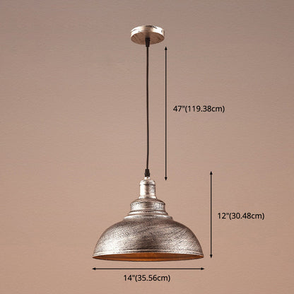 Aurélia Bowl Pendelleuchte Vintage Industrial Metall Hängeleuchte