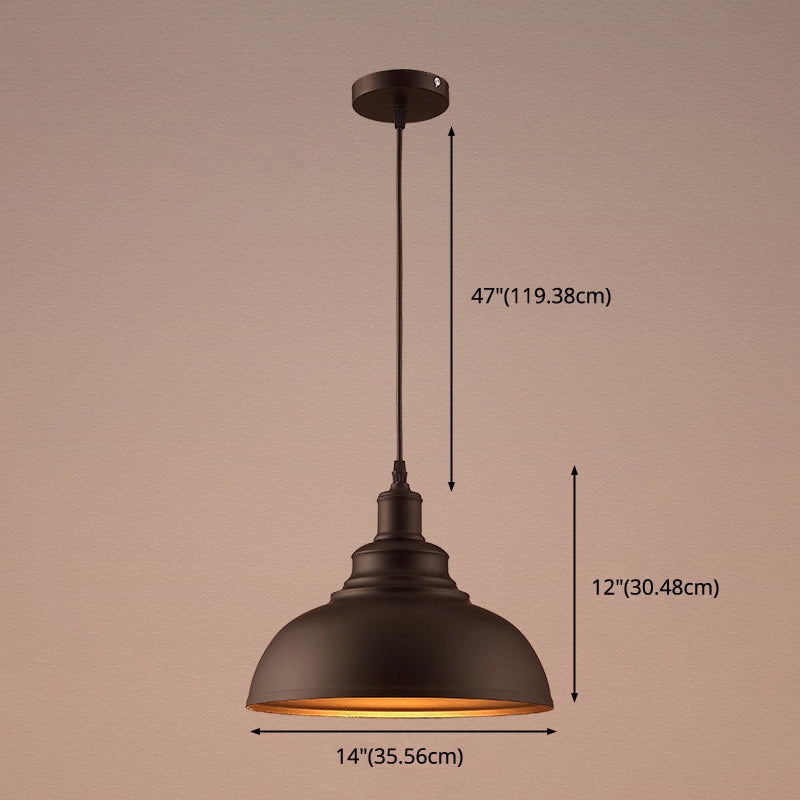 Aurélia Bowl Pendelleuchte Vintage Industrial Metall Hängeleuchte