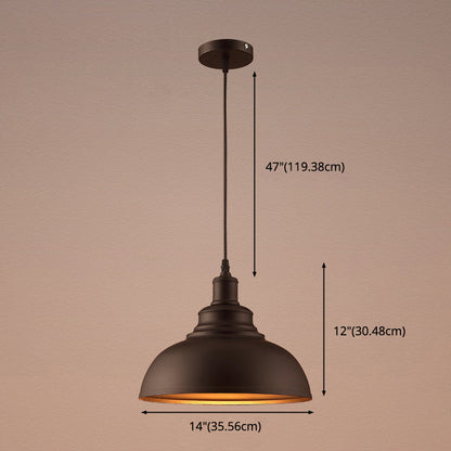 Aurélia Bowl Pendelleuchte Vintage Industrial Metall Hängeleuchte