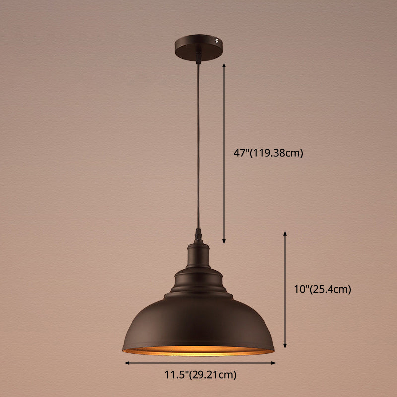 Aurélia Bowl Pendelleuchte Vintage Industrial Metall Hängeleuchte