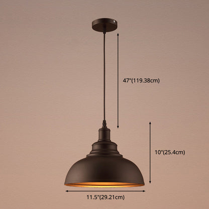 Aurélia Bowl Pendelleuchte Vintage Industrial Metall Hängeleuchte